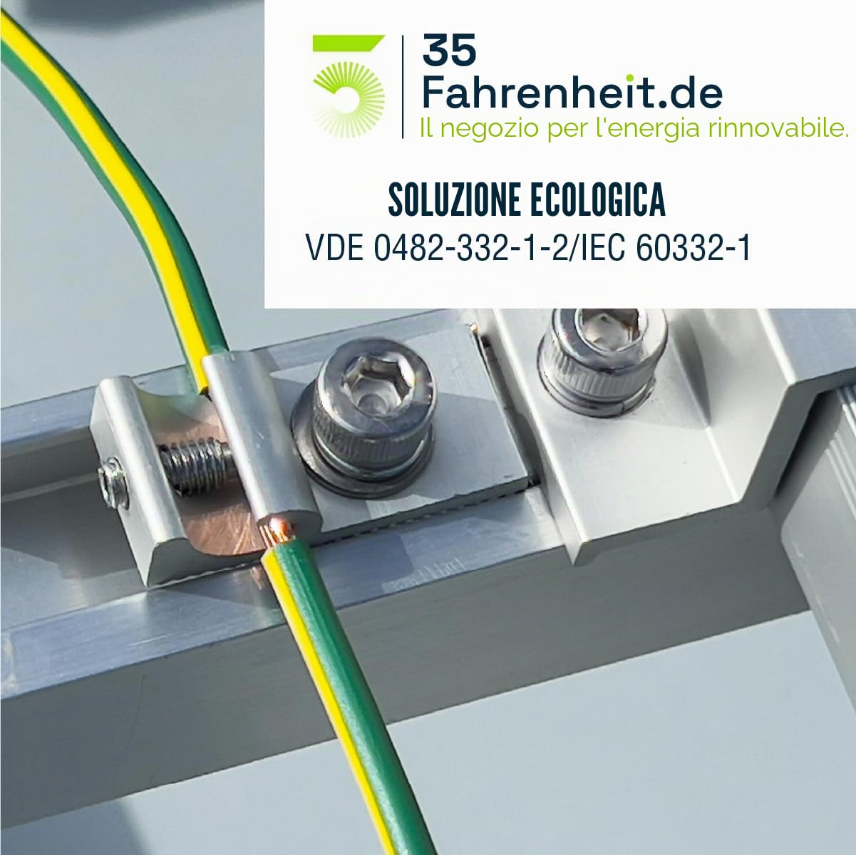 Cavo di messa a terra, 20 m, 6 mm², H07V-U, cavo in rame singolo, BV Single Core, ad alta corrente, 450/750 V, certificato VDE, per messa a terra, installazione elettrica, impianti solari, edilizia