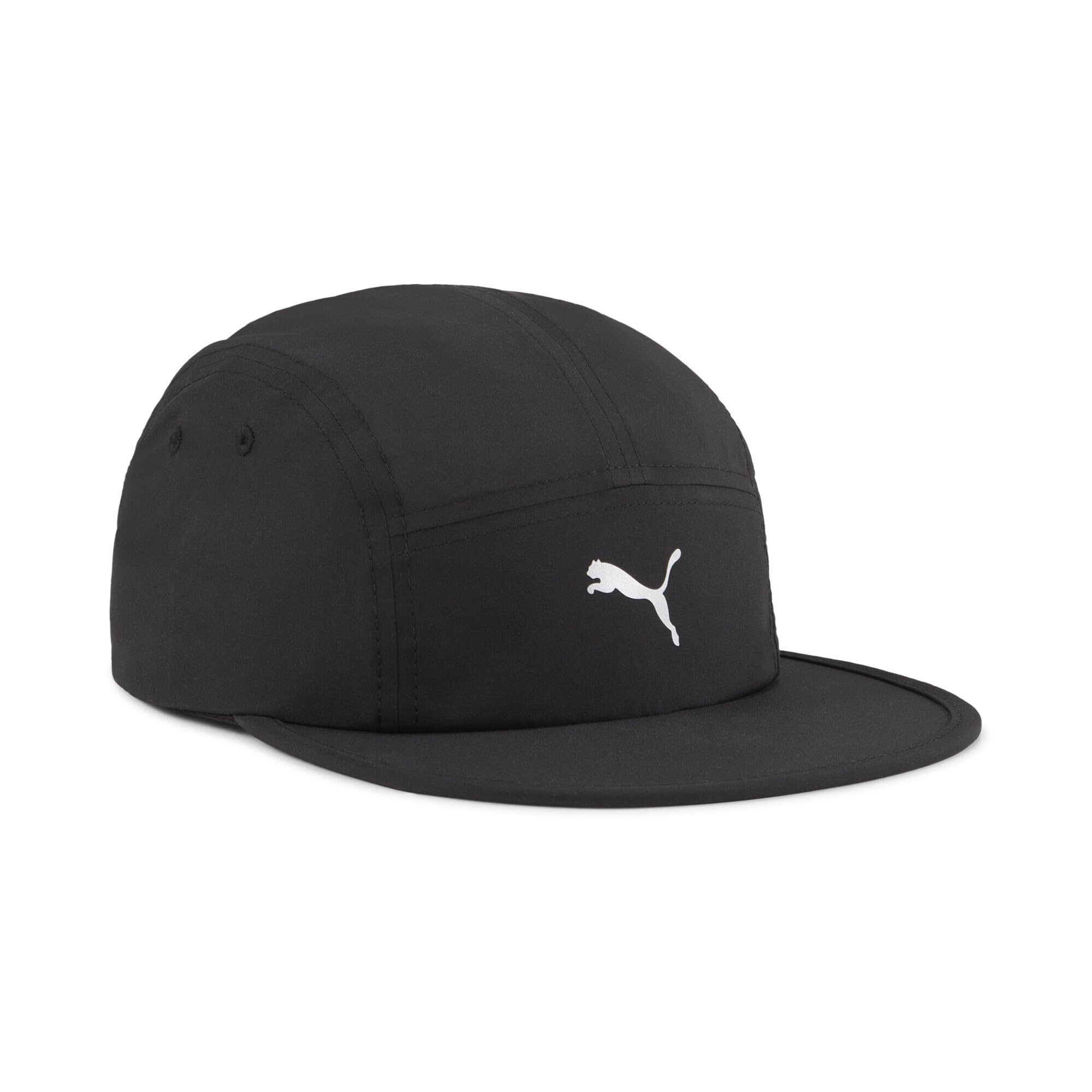 PUMA Gorra de 5 Paneles ESS Running OneSize, Black