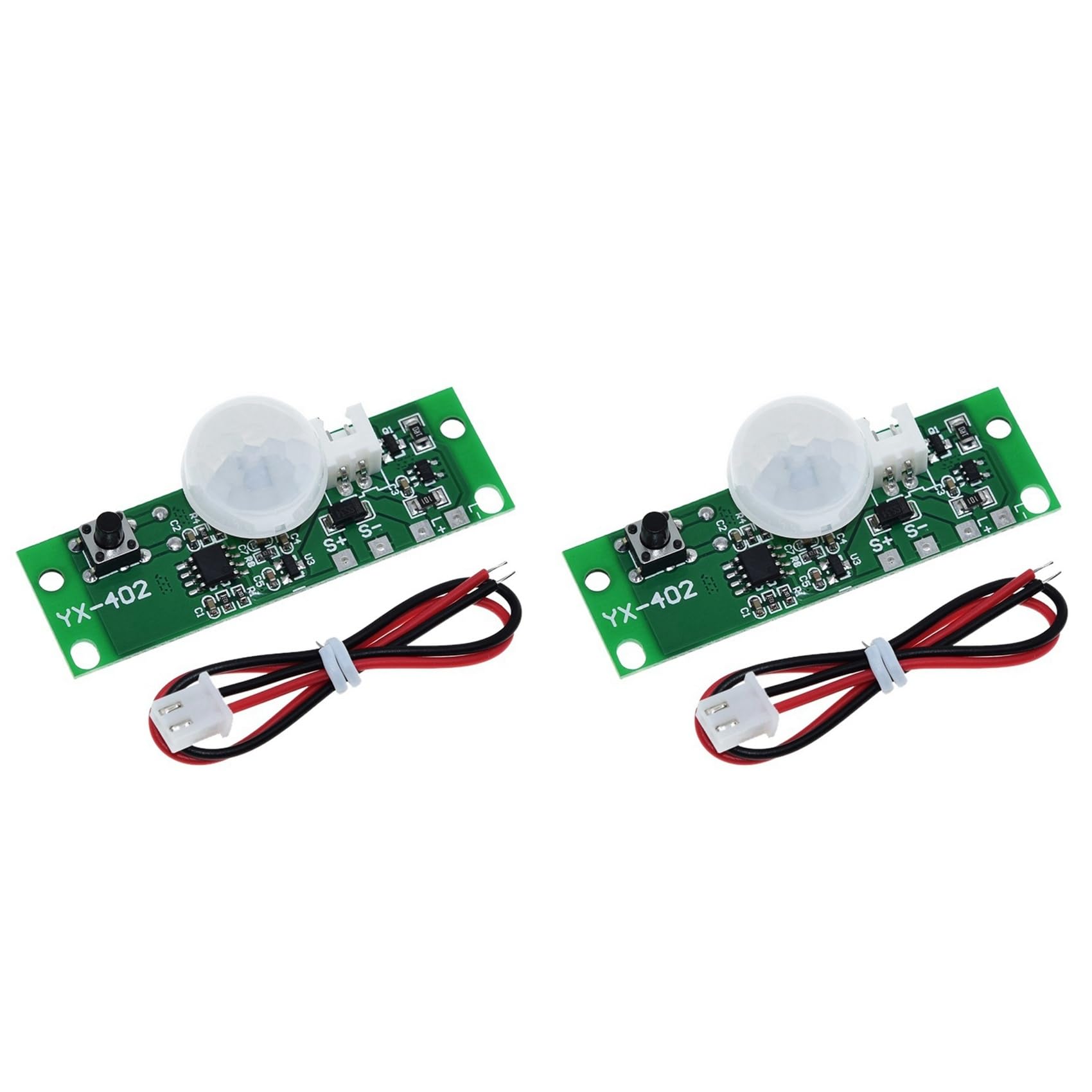 Ctrlzs Light 2X 3.7V Solar Lamp Board Control Sensor Night Module Infrared Human Body Induction Solar Circuit Board