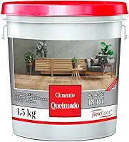 Efeito Decorativo Cimento Queimado Cinza Claro Flexfloor 4,5kg