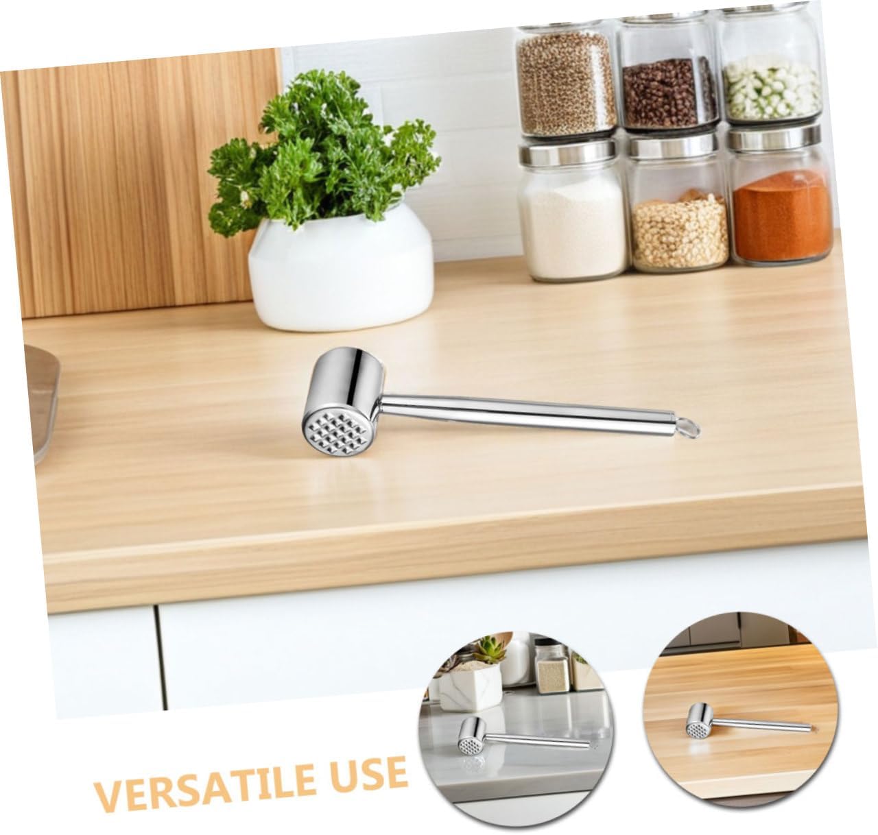Multi-purpose Meat Tenderizer Stainless Steel Hammer Beef Chicken Pork Kitchen Cooking Tools