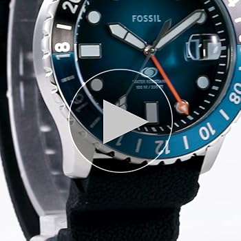 Amazon.co.jp: [フォッシル] 腕時計 FOSSIL BLUE GMT FS6049