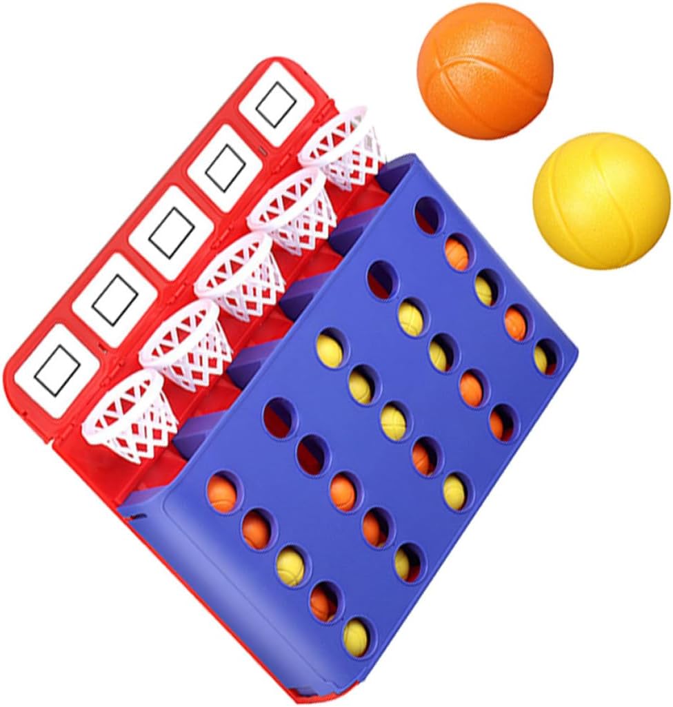 VICASKY Interactive Parent Basketball Game Set, Blue, Indoor Outdoor Fun Basketball Plaything with Slam Shoot Features