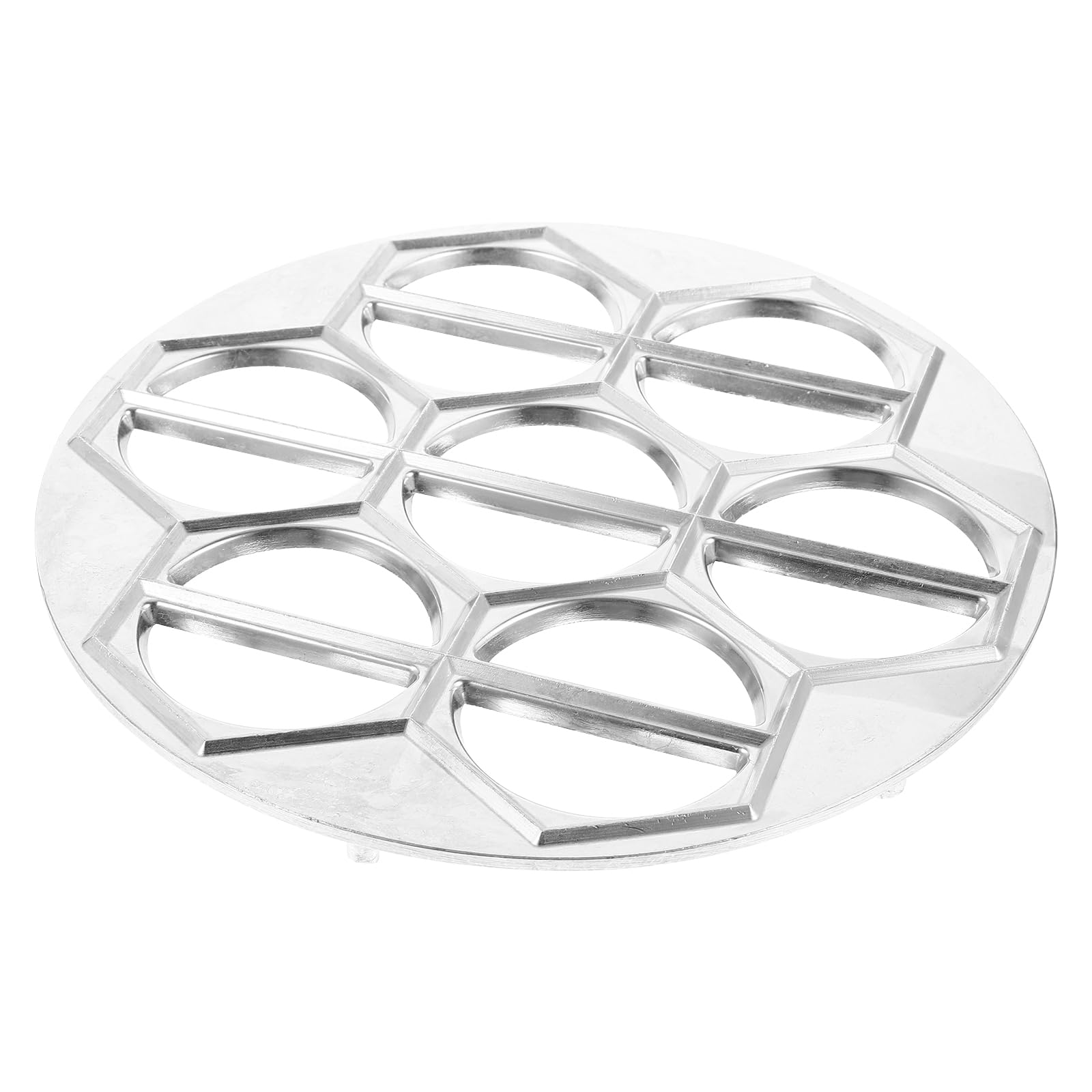 Housoutil Molde Para Hacer Empanadillas De Aluminio Con 14 Huecos Prensa Manual Para Dumplings Pelmeni Pierogi Y Albóndigas Caseras
