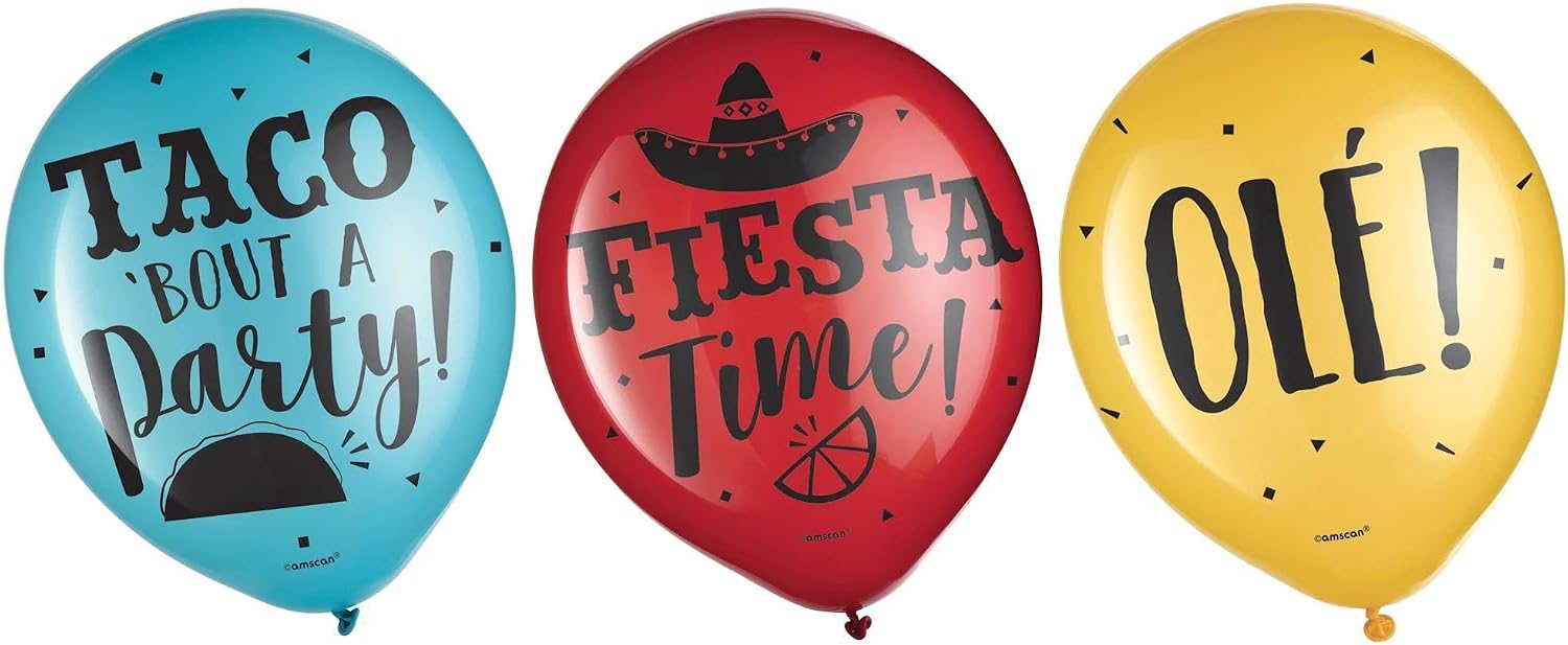 Amscan Fiesta Chip and Dip Bowl - 13" | 1 Pc