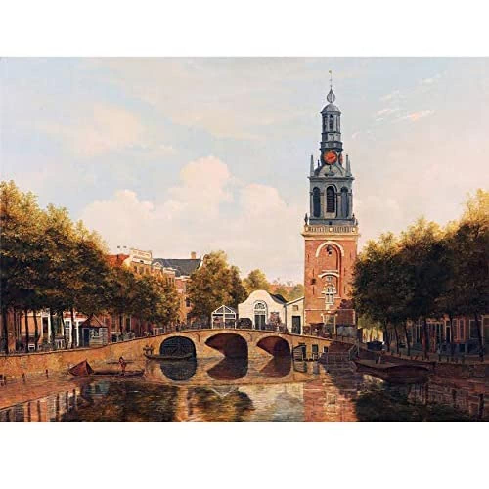 Artery8 Cate Jan Roodenpoortstoren Amsterdam Painting Unframed Wall Art Print Poster Home Decor Premium