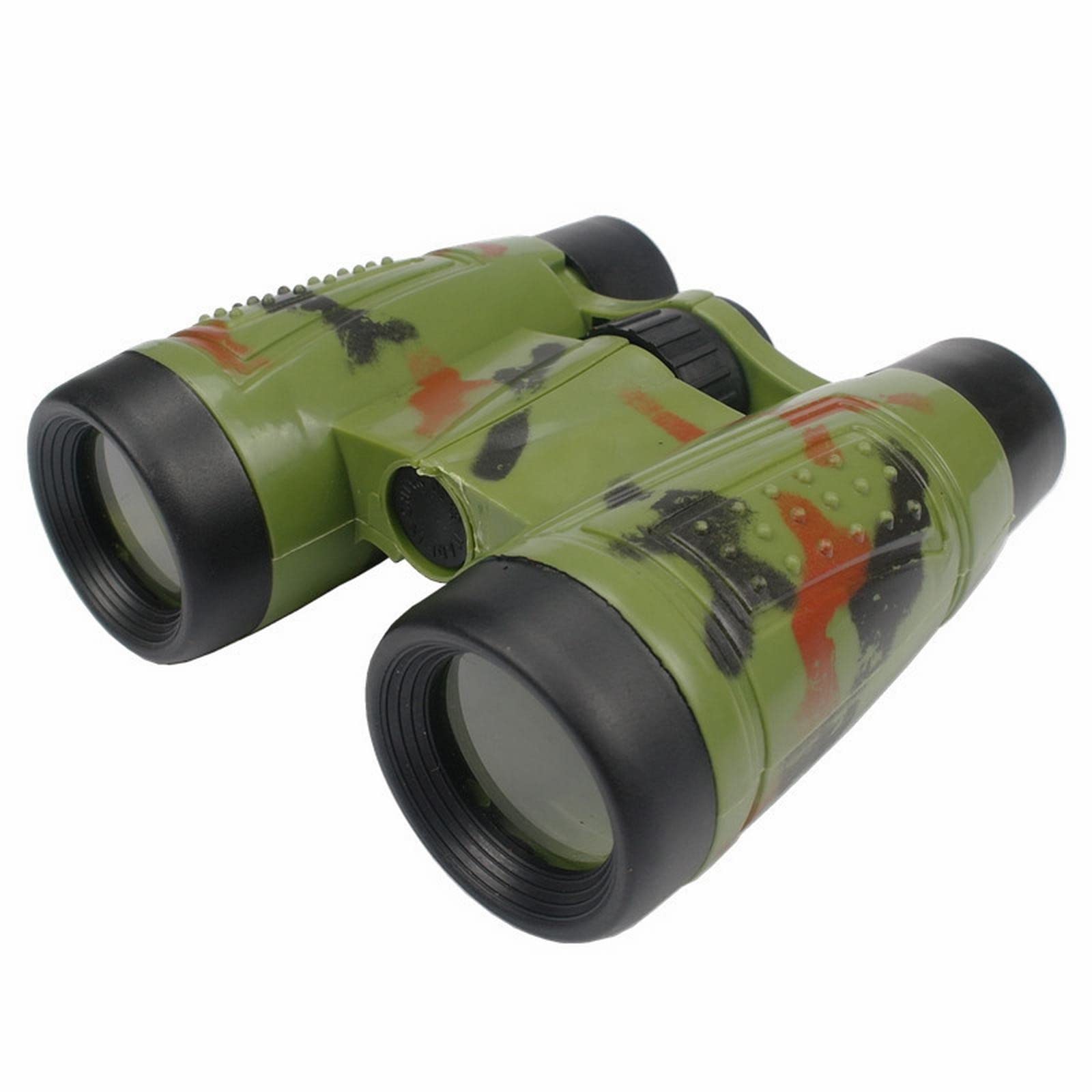 Generic Large Kids Magnets Binoculars For Kids 3 、5、 7、 8、12 Years Old With And Neck String Toddler Educational Toy Binoculars Telescope Strap Lens Set For Camping Adventure Spinning (Camouflage, One