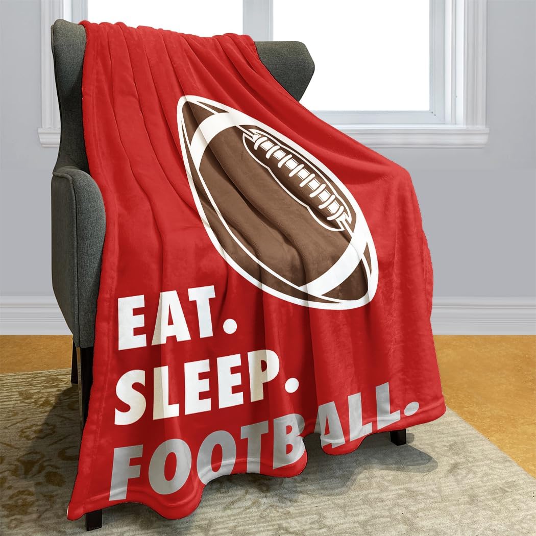 Eat Sleep Basketball Navy Blanket 60" x 80", Gifts for Basketball Lovers, Boy Teen