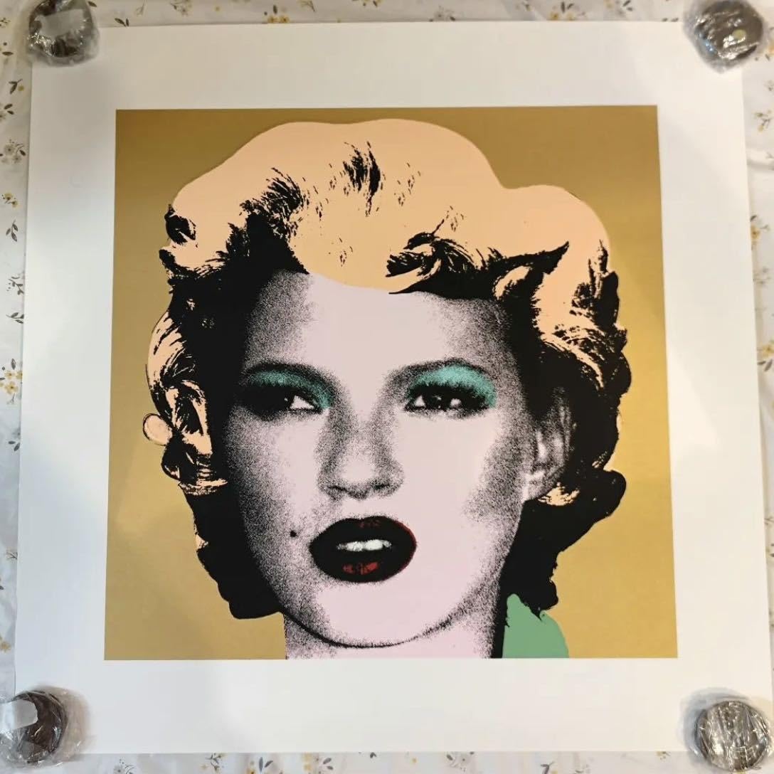Amazon.co.jp: WCP Banksy バンクシー KATE MOSS GOLD ケイトモス リ 