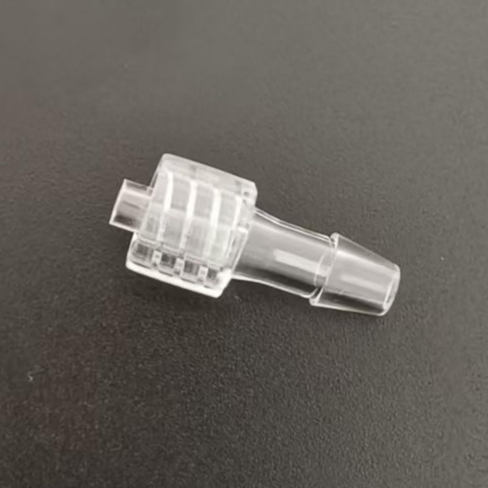 100 Stück männlicher Luer-Lock 3/16 Zoll Polycarbonat-Schlauchtüllen-Adapter for Labor, Lebensmittelmaschinen und Aquarienausrüstung