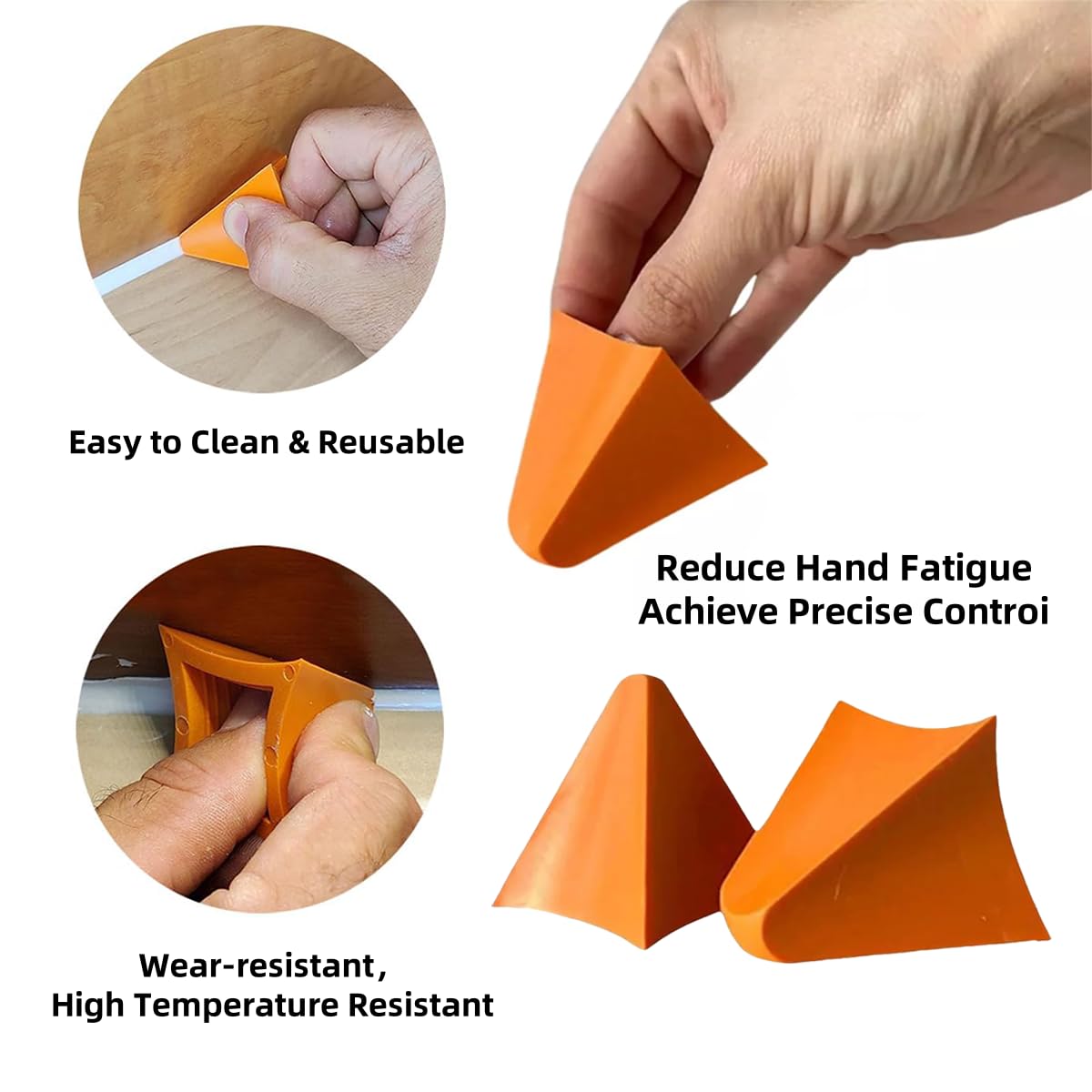 Strumenti per Giunzioni in Silicone 4 Pezzi per Cucina e Bagno