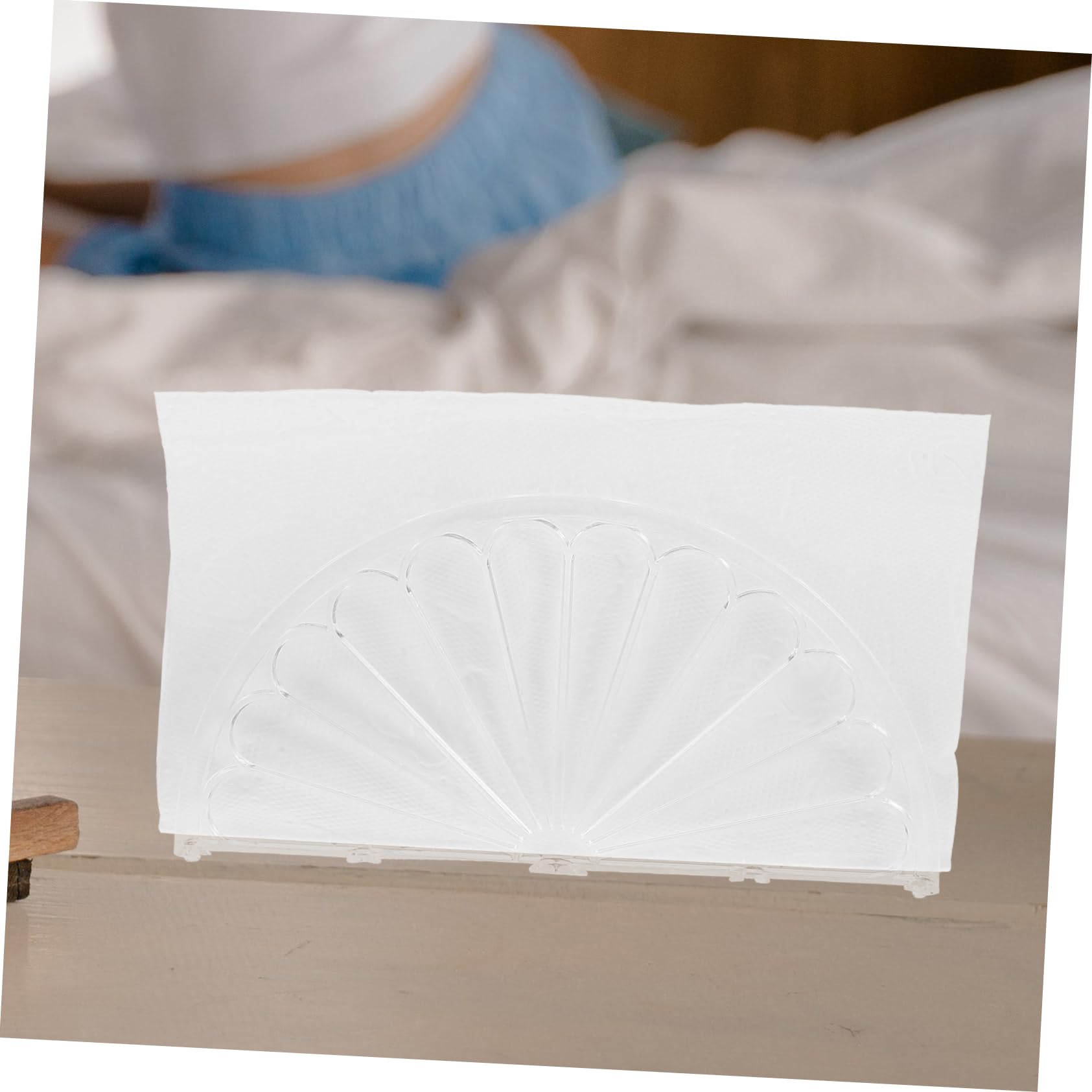 Servilletero de Mesa Creativo Transparente Ps 6 Piezas para Fiesta
