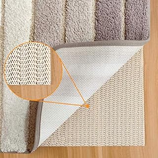Aurrako Non Slip Rug Pads for Hardwood Floors,8x10 Ft Rug Pad Gripper for Any Hard Surface Floors,Anti Slip Skid Non Adhesive Rug Protector