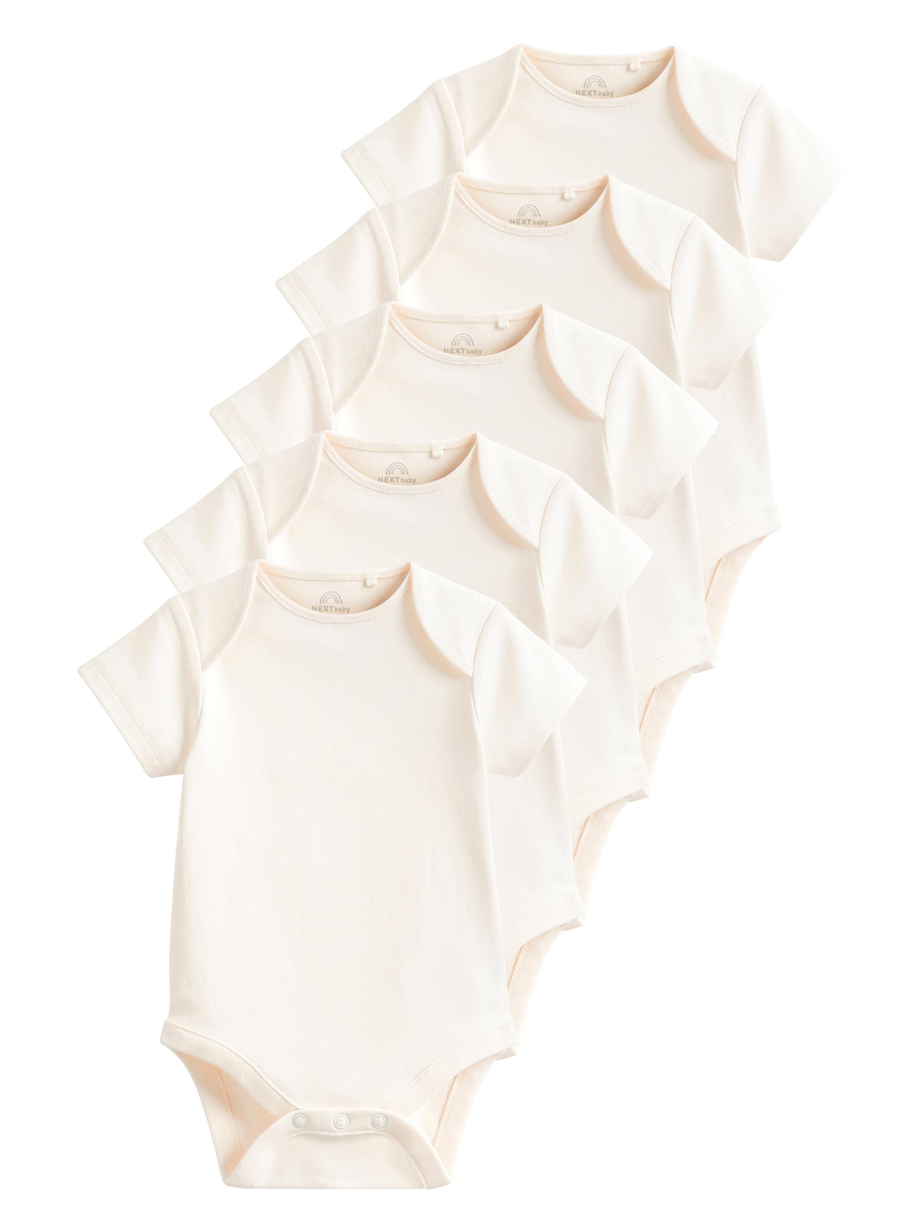 NEXT Noworodki unisex Zestaw 5 niemowlęcych body z krótkim rękawem
