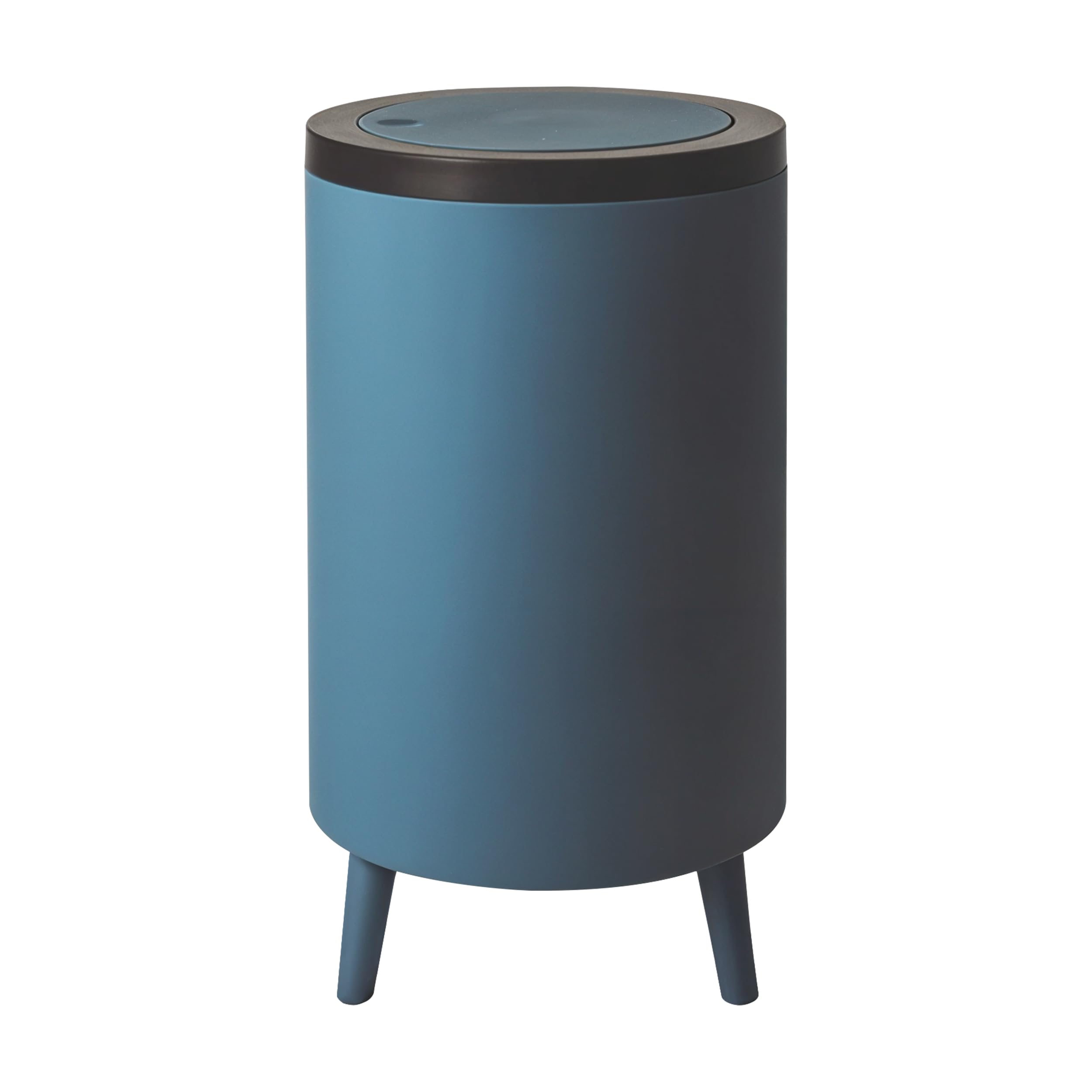 Blue Canyon Figaro Bin, 5L Capacity, Rubbish Bin for Bathroom & Bedroom, Durable Construction, Compact & Lightweight, Rubbish Storage for Kitchen, Space Saving Design, Dustbin for Bedroom, Slate Blue