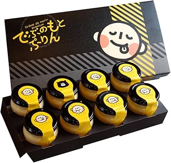 Amazon.co.jp: 菓匠もりん でぶのもとぷりん (極濃厚プリン) 8瓶入り