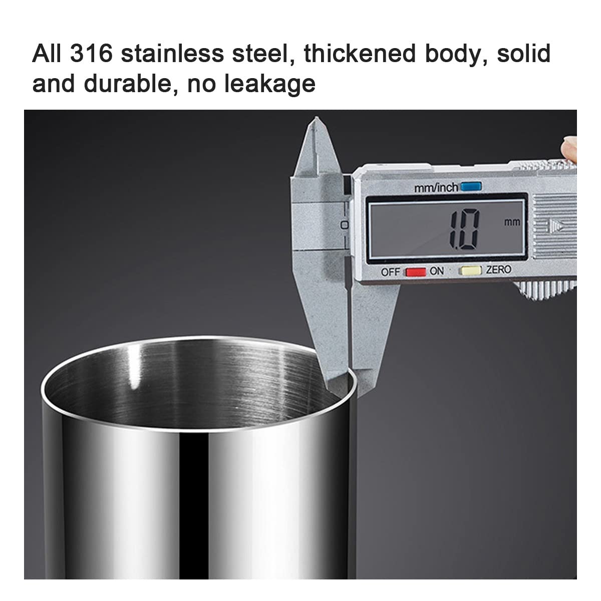 Bottiglia dispenser per olio in acciaio inox, versatore antigoccia, con manico anti-calore, per cucinare, barbecue e picnic, versatile per aceto e olio, 500 ml