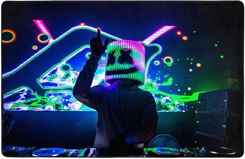 Miniatura 2 de Alfombras lavables de gran tamaño dj malvavisco dj y magnífica escenario impresión en vivo suaves y grandes alfombra antideslizante para habitación