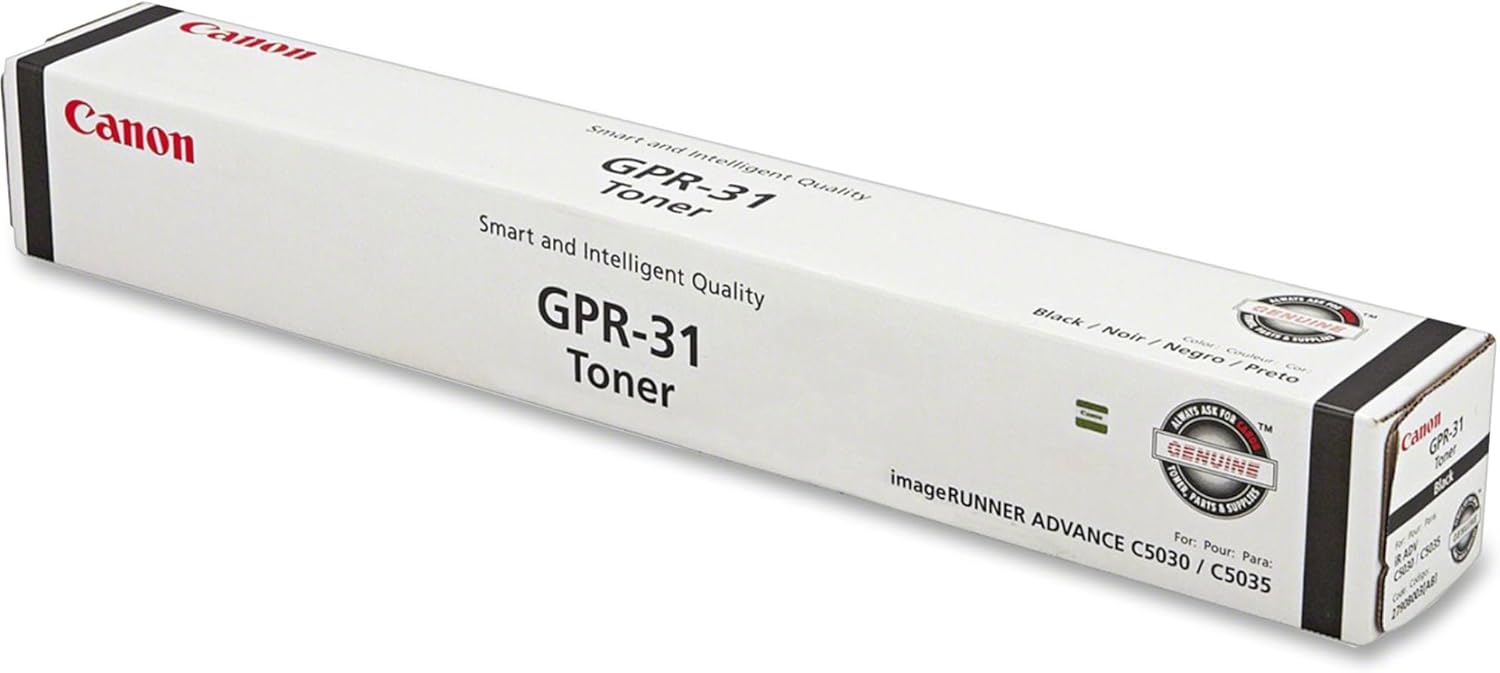 Canon GPR-31 Original Toner Cartridge - Laser - 36000 Pages - Black - 1 Each