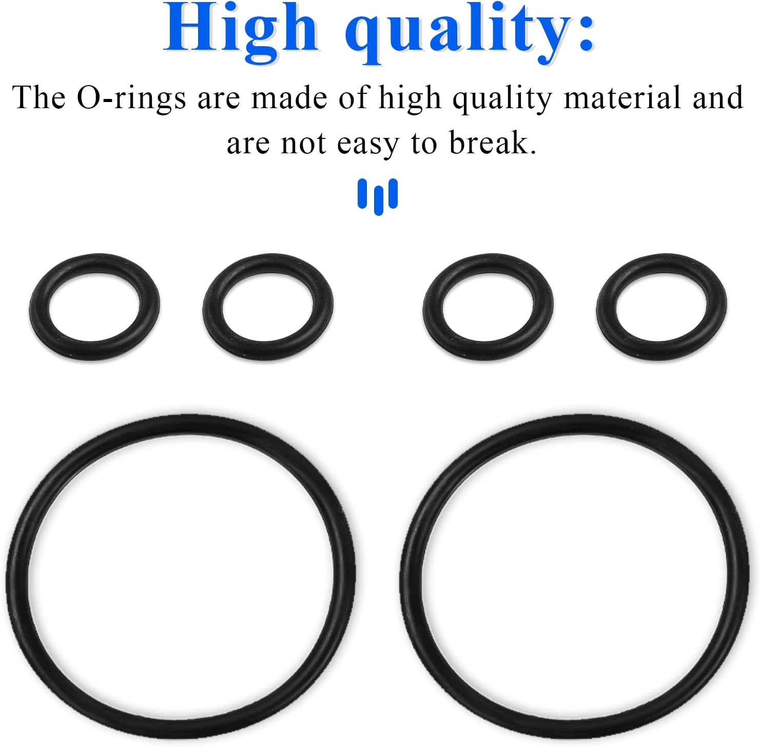 Pokin 25004/2,500 Gallon Filter Pump Replacement Seals Kit Pack for Intex Pool Filter Pump (Includes 5 Combined Parts