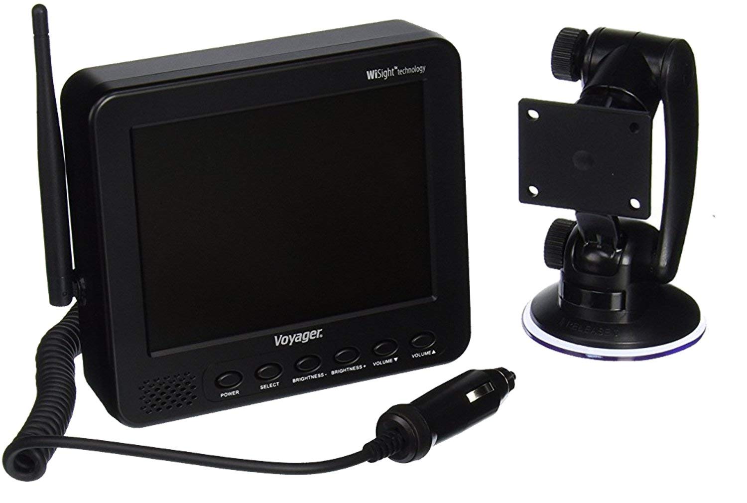 Voyager WVOM541AP 5.6" Digital Wireless LCD Monitor/Receiver, WiSight Technology, supports up to 4 WCVMS130AP Cameras, Auto-Pairing allows Monitor to be Paired to Camera w/ Touch of a Button (Renewed)