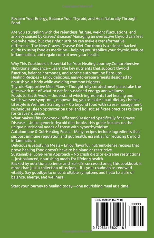 The New Graves' Disease Diet Cookbook 2025: Healing Through Food: Delicious Recipes to Manage Graves' Disease and Restore Thyroid Balance image 3
