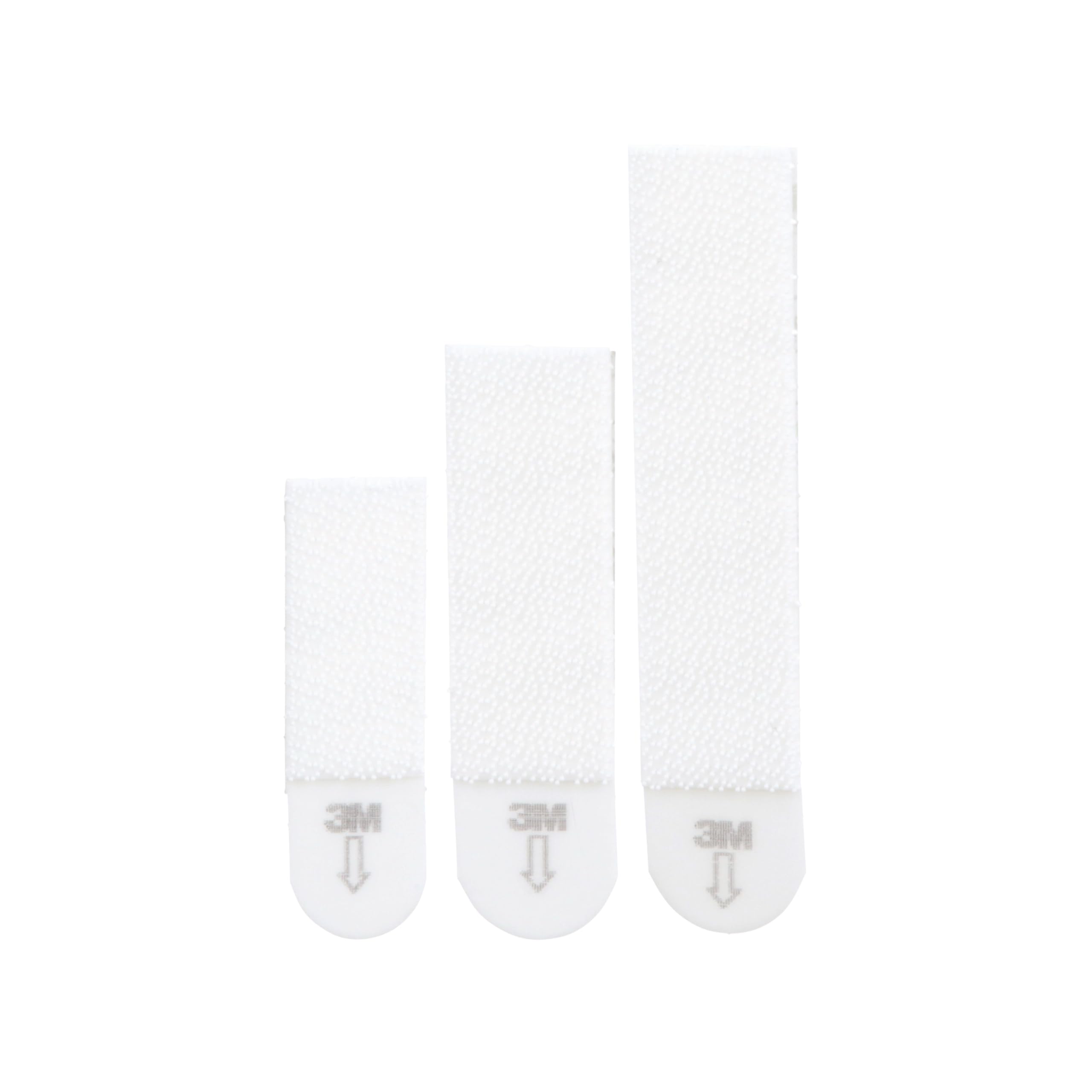 Command Languettes Accroches Tableaux, Multi-Pack, 8 Paires de Grandes, 6 Paires de Moyennes, 4 Paires de Petites Bandes Adhésives, Blanches - Fixation sans Dommage