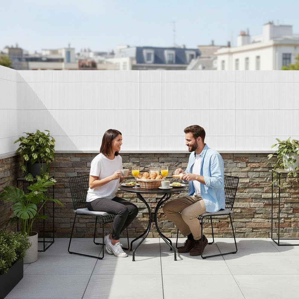 Cañizo Blanco PVC 1 x 300 x 200 cm