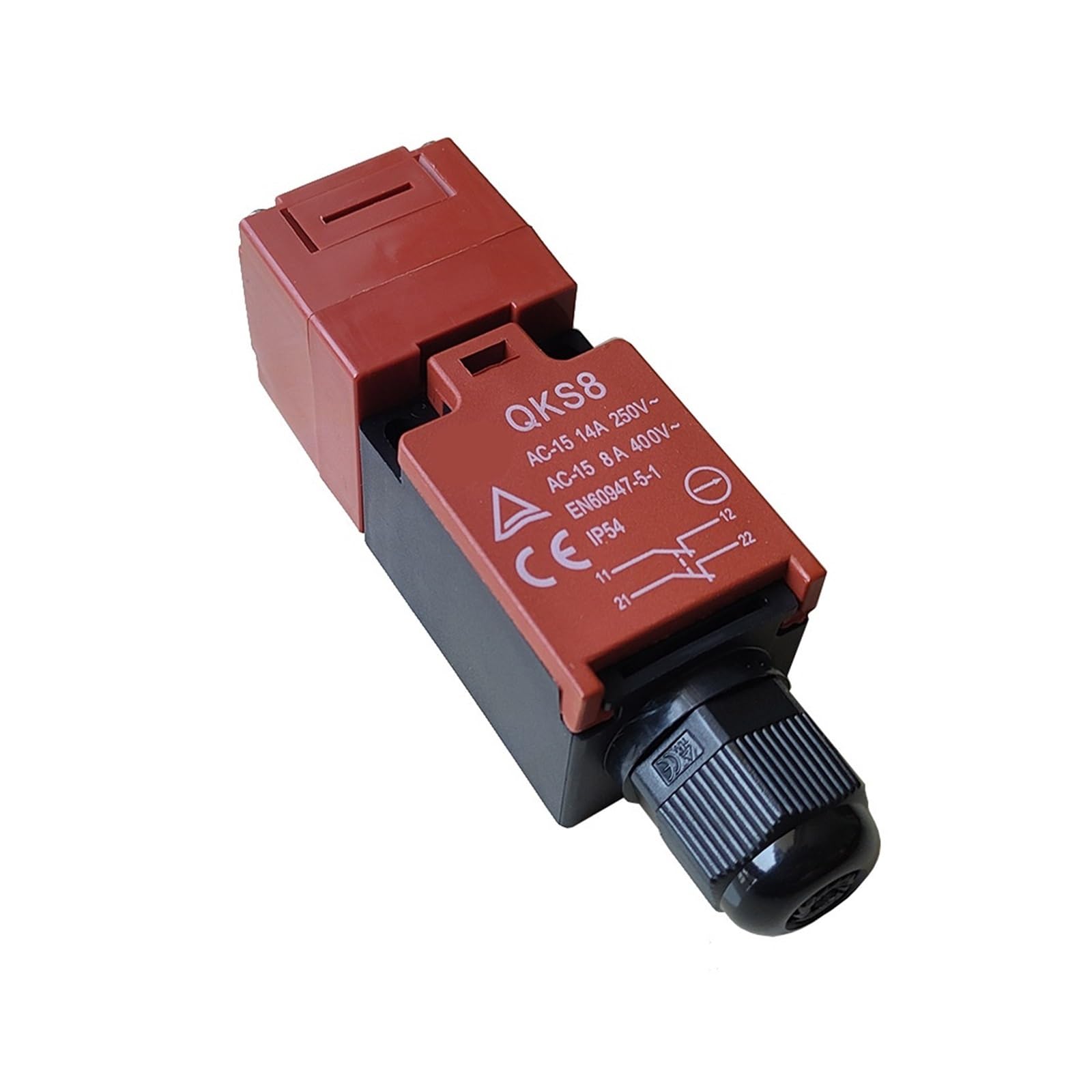 VSPPJYFG Door Switch with Disconnect-Type of Control Key AC-15 14A 250V 8A 400V EN60947-5-1 QKS8(2NC M16)