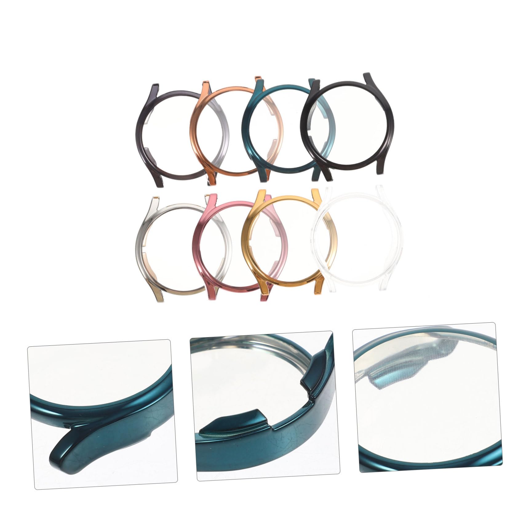 Mikikit Lot De 3 Étuis pour Montre Connectée Watch 5 Robustes Et Flexibles Résistants Aux Chocs Et Aux Rayures 8 Pièces X 3