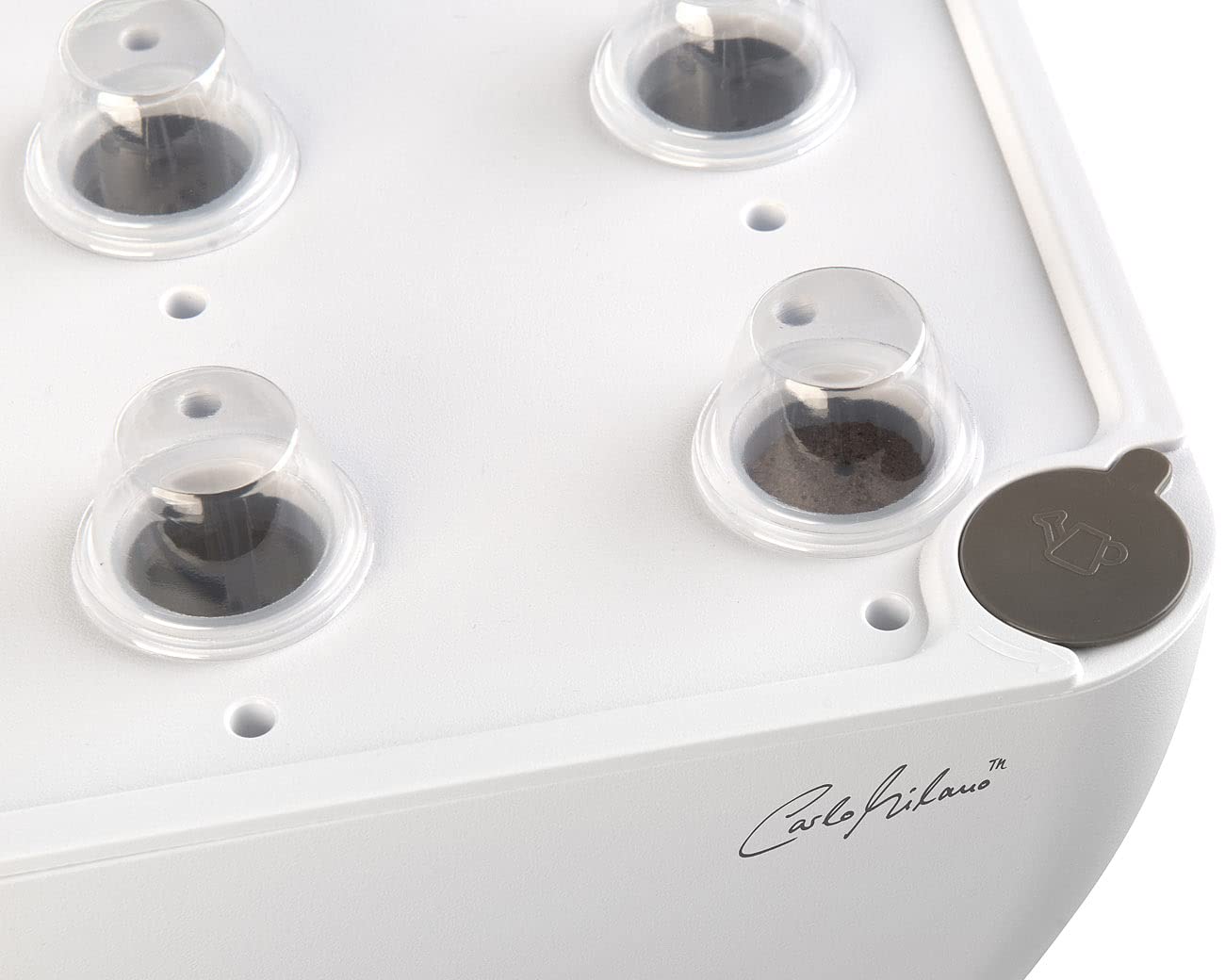Carlo Milano Grow Lampe: Smartes WLAN-Anzuchtsystem für 12 Pflanzen, Wachstums-LEDs, App, 7 l (Led Grow, Anzuchtbox, Kräutergarten)