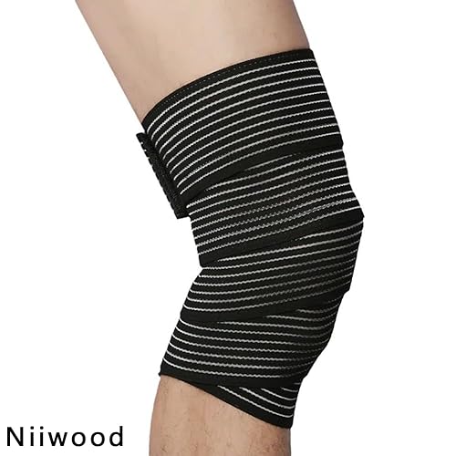 Miniatura 8 de Soporte de vendaje de compresión elástico extra largo para piernas, fascitis plantar, ligamentos estabilizadores, dolor en las articulaciones,