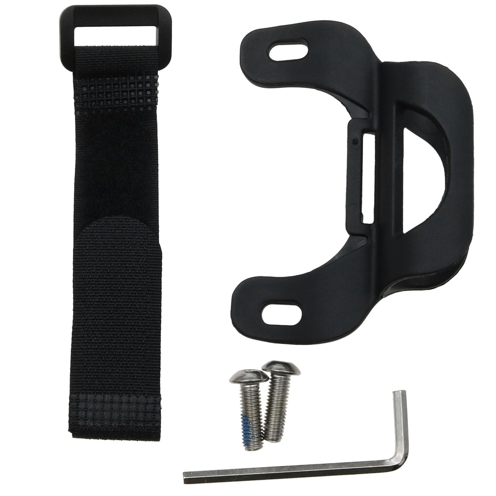 sunnates 1 Set Bicycle Pump Holder Mini Bike Pump Bracket Bicycle Pump Holder Clip Bracket (with Screw Heel Mounting Tool)