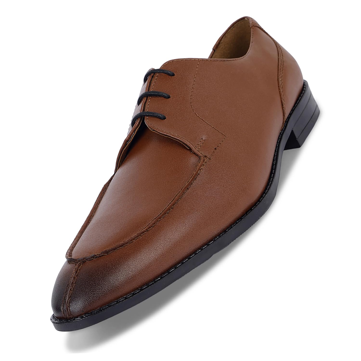 Derby Formal Shoes for Men | Lace-Up Front Cut | Ideal for Business, Casual, Parties (RGFCBU)-image-10