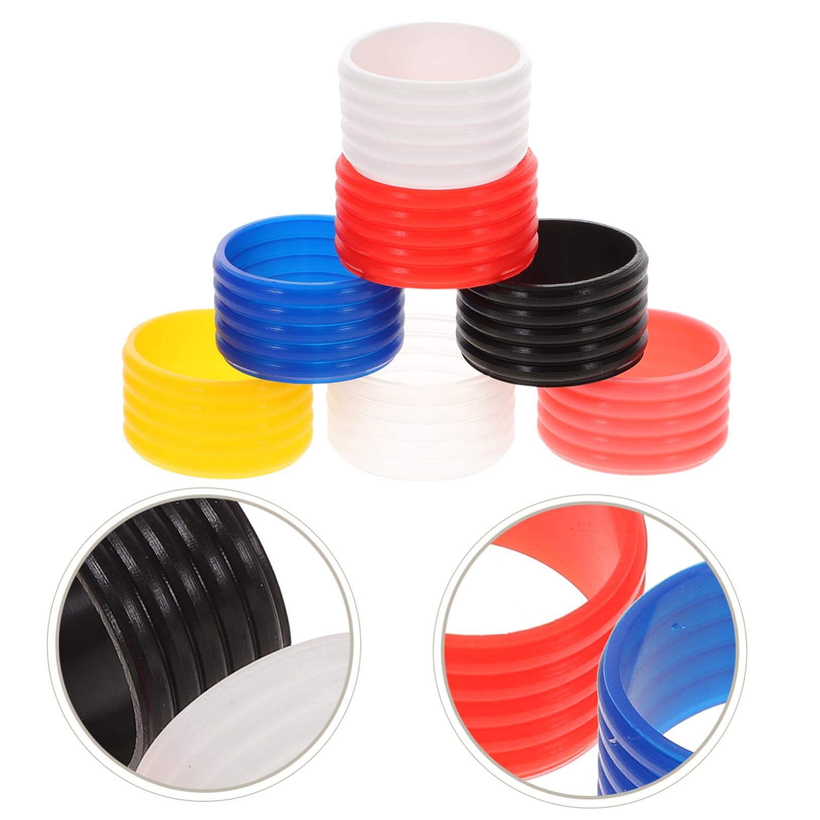 TOYANDONA Bandas De Agarre Antideslizantes para Raquetas De Tenis Y Bádminton De Profesional Colores Agarre Mejorado Y Protección Adicional