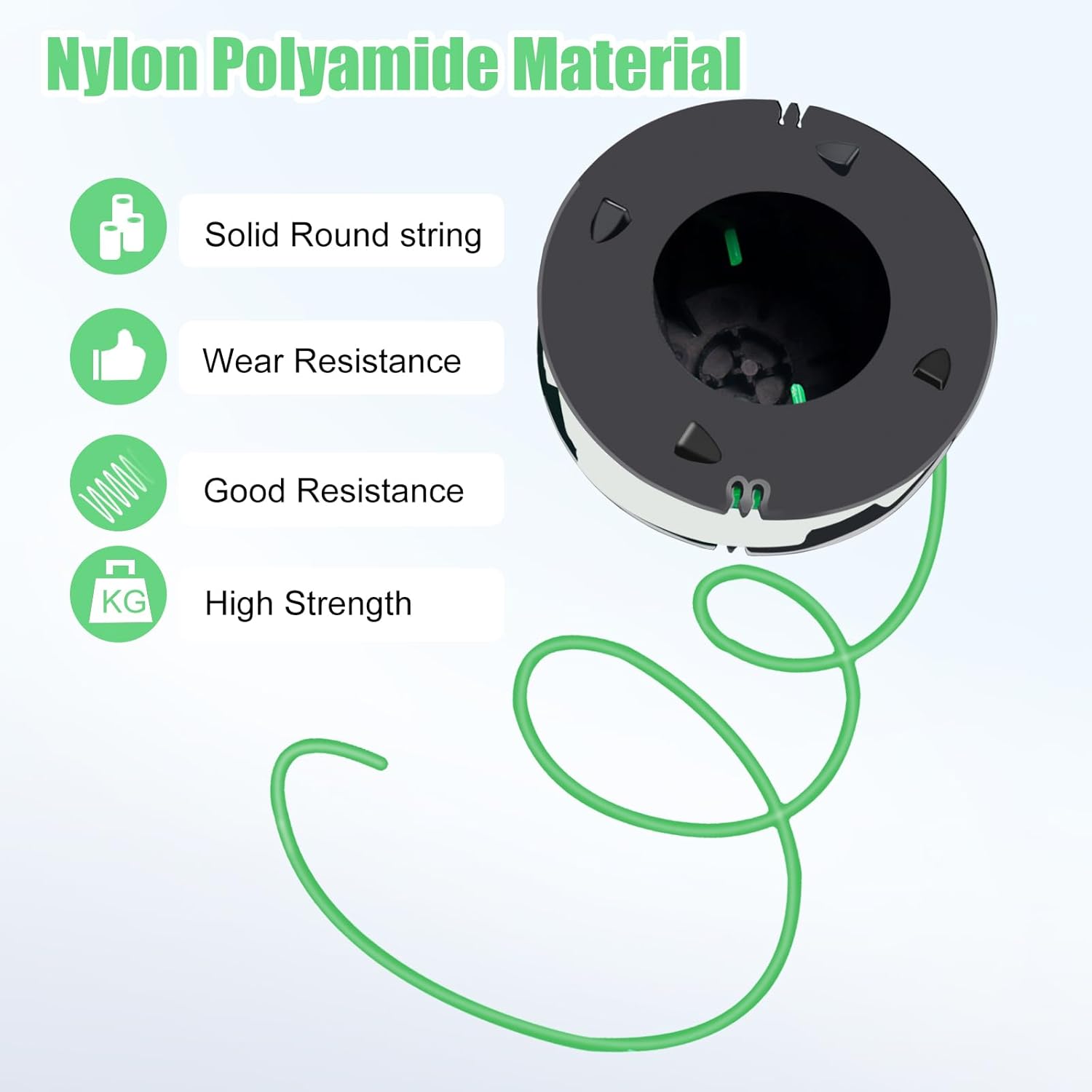 Dxyue 4Pcs C2-2 String Trimmer Spools Line for Stihl Autocut 2-2 FSA 56, Replacement Part Number 4008 710 4302 - Image 5