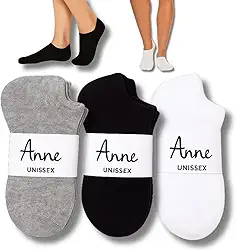 Kit com 12 Pares de Meias Soquete Unissex Confortável Tecido Respirável Branco Preto e Cinza