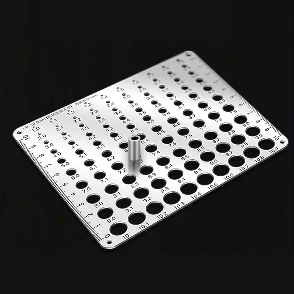 Calibro per Punte da Trapano in Acciaio Inossidabile 1,0-10,9 MM