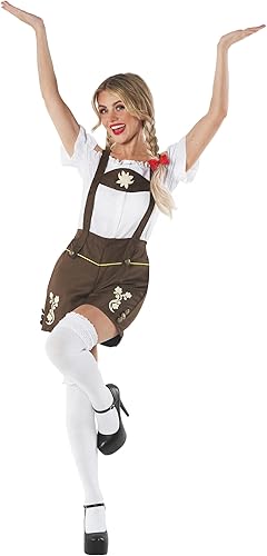 Miniatura 4 de fun shack Womens Lederhosen Costume, German Lederhosen Costume Women, Bavarian Oktoberfest Costumes Women