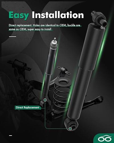 Miniatura 6 de SCITOO 4 amortiguadores delanteros y traseros para 2008-2012 para Buick Enclave, 2009-2012 para Chevrolet Traverse, 2007-2011 para GMC Acadia Auto