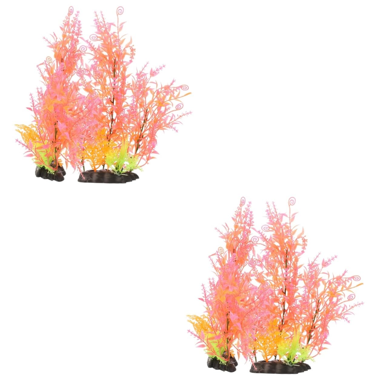 Sosoport 4stücke Künstliche Pflanzen Für Aquarien Dekorative Wasserpflanzen Kunststoff Für Fischbecken Und Terrarien Lebendige Aquarium Deko Für Betta Und Schildkrötenbecken