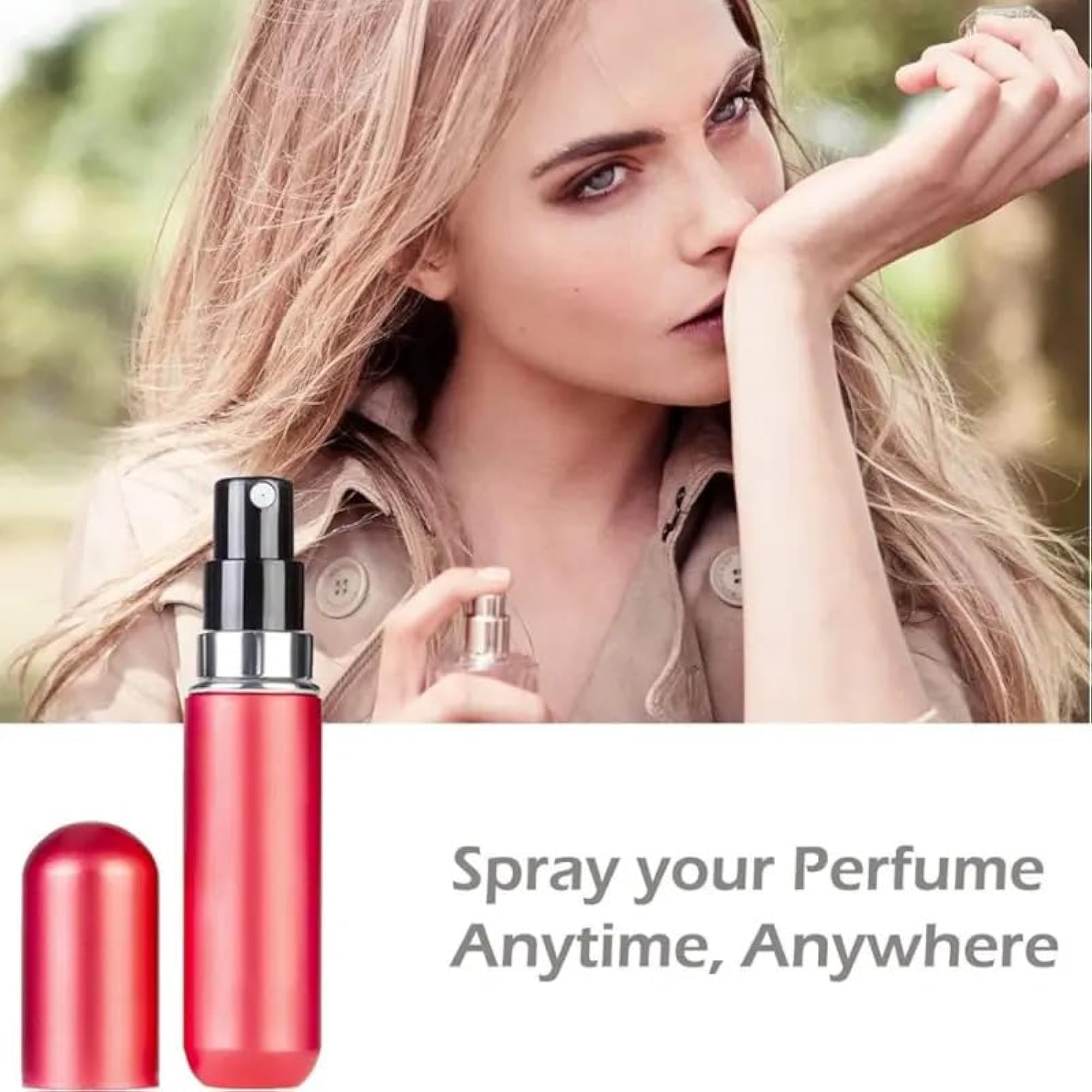 Portable Mini Travel Perfume Atomizer Spray Bottle, Gift for Her