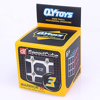 Liangcuber Qiyi Warrior S 3X3 Speed Cube Carbon Fiber 3X3 Puzzle