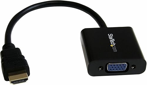 Vista 15 de StarTech.com Cable HDMI a VGA – 6 pies 6.6 ft – 1080p – Conversión activa – Cable adaptador HDMI a VGA para su monitor / pantalla VGA (HD2VGAMM6)