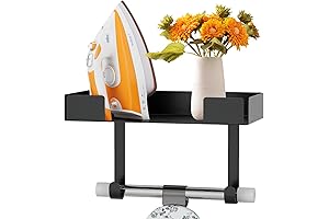 JUYSON Ironing Board Holder Wall Mount - Wall Mount Ironing Board Hanger Storage