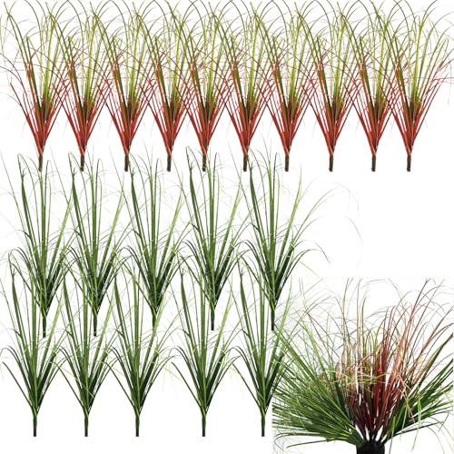 20 Pc getopftes künstliches Löwenzahngras Federgras Ufergras Seidenblumen Gras Gräser Ziergräser Kunstpflanzen Pflanzen einsames Gras Ziergras Löwenzahngras Kunstblumen Kunstgras Grünpflanzen Zimmerpf