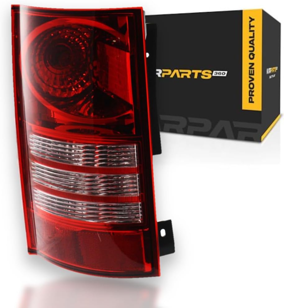 KarParts360 For Chrysler Town & Country 2008 2009 2010 Tail Light Assembly Driver Side CAPA | Replacement For CH2800179 | 5113201AB