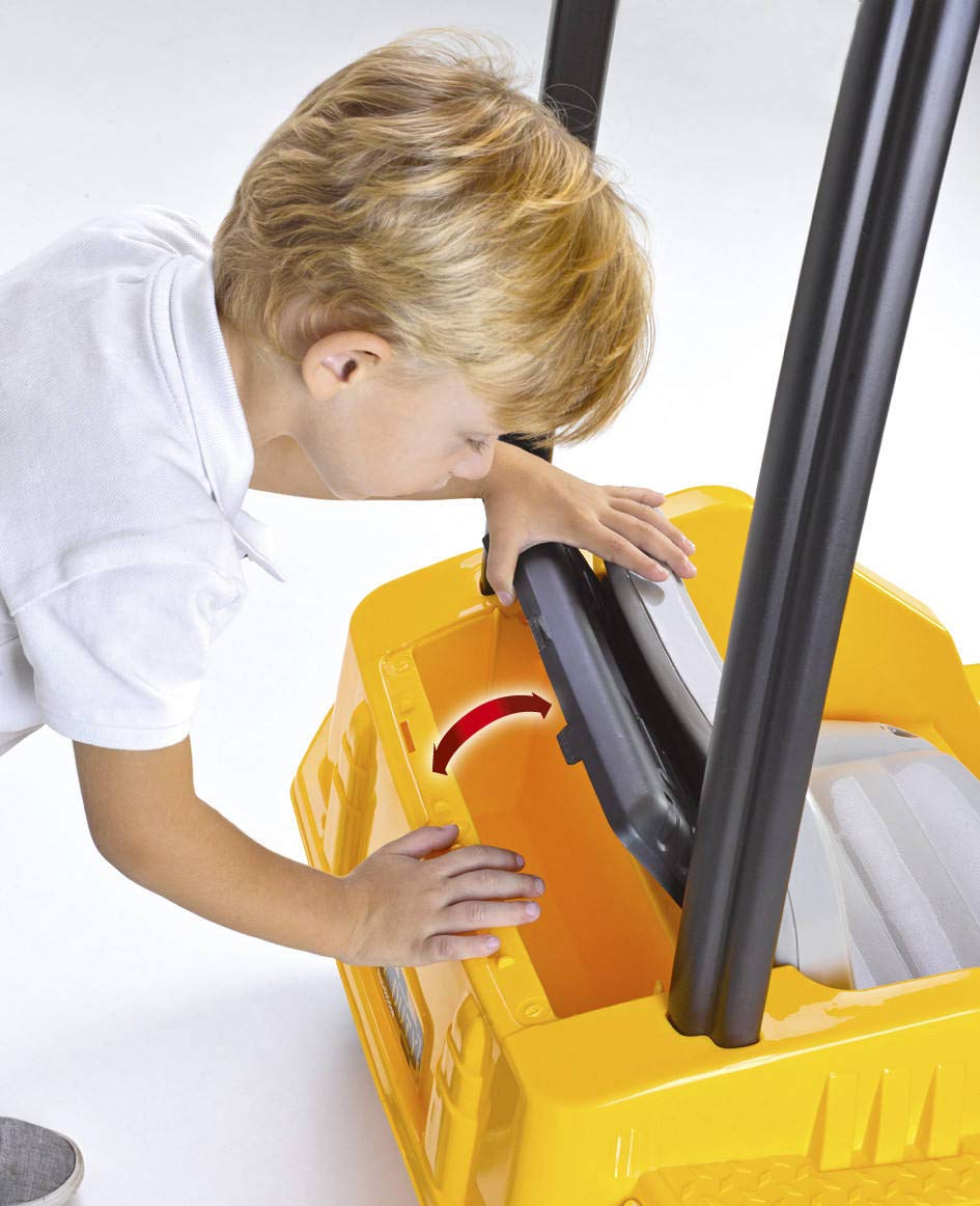 Feber - Super Digger - Pelle à Batterie 12V avec Chargeur Inclus, Détails Réalistes, 3 Leviers pour Changer la Direction de la Pelle, Enfants 3 Ans, Poids 30 kg, Famosa (800012320)