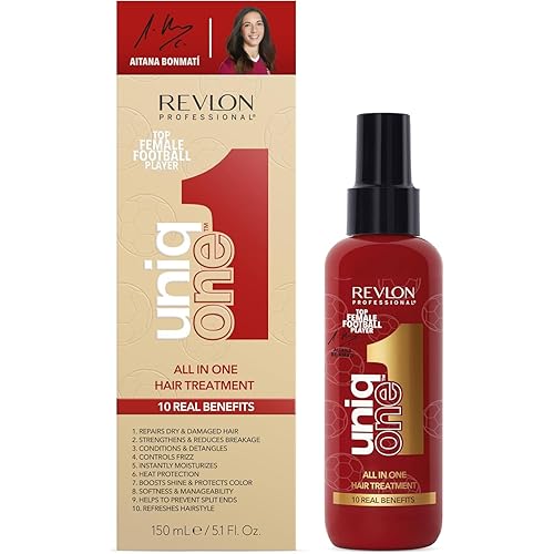 Revlon Professional UniqOne Aitana Bonmatí Limited Edition Hair Treatment, Trattamento Leave-In 10 Benefici, Termoprotettore Capelli, 150ml