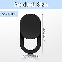 Vista 2 de 50 fundas para cámara de teléfono, cubierta de cámara web, cubierta de privacidad para cámara, cubierta deslizante para teléfono celular, fundas